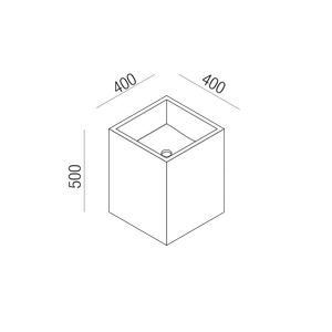 Cube - ACER0770P_ - Washbasin by Agape