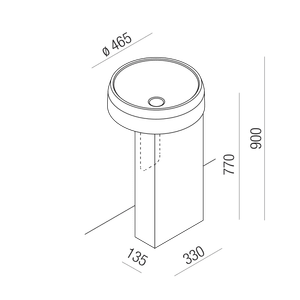Lariana - ACER1073_+ ACER1126MD_ - Washbasin by Agape