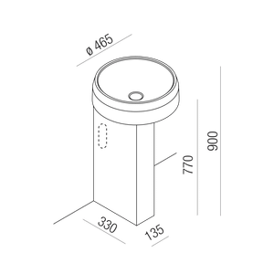 Lariana - ACER1073_+ ACER1126MX - Washbasin by Agape