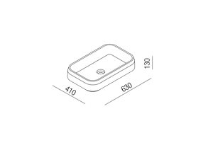 Lariana - ACER1075_ - Washbasin by Agape