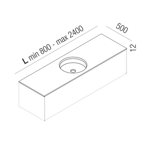 Undici - AE21PA181I_SS - Washbasin by Agape