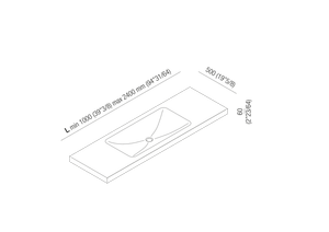 Ottocento 002 - AXNM021Z_ - Washbasin by Agape