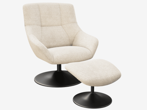 ARMCHAIR BILBAO Rotating seat - Armchair by Akante