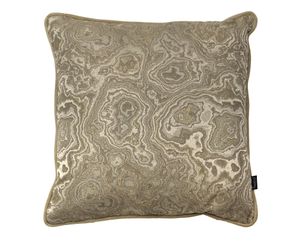 CUSHION MINERAL GOLDEN SAND + SIÉGE 50×50 P - Styling by Aldeco