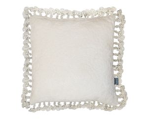 CUSHION MAKÒ VELVET NATURAL WHITE 50×50 S - Styling by Aldeco