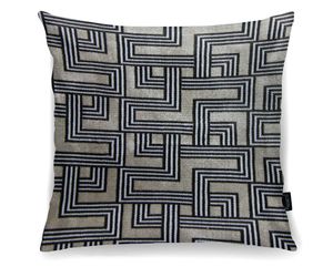 CUSHION INTERCEPTION VELVET LIGHT GREIGE  50×50 - Styling by Aldeco
