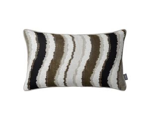 CUSHION TAYLOR VELVET Linen Black 60X30 P - Styling by Aldeco