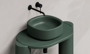 Idilla washbasin 40x40 - Washbasin by Alice Ceramica