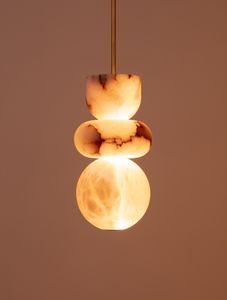 Alabaster Totem 3 - Ceiling lamp by Allied Maker