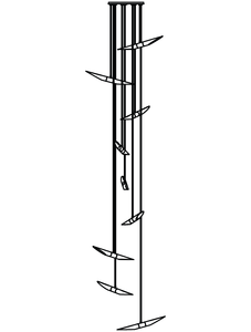 Voyager 339 Chandelier - Ceiling lamp by Allied Maker