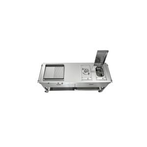 Hob OUT190-C90+C90/2 - Kitchen cabinet by ALPES-INOX