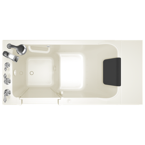 Acrylic Luxury Series 28 x 48-Inch Walk-in Tub With Air Spa System - Right-Hand Drain With Faucet - Tap by American Standard