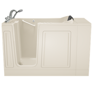 Acrylic Luxury Series 28 x 48-Inch Walk-in Tub With Combination Air Spa and Whirlpool Systems - Left-Hand Drain With Faucet - Tap by American Standard