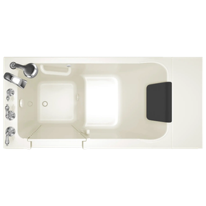 Acrylic Luxury Series 28 x 48-Inch Walk-in Tub With Soaker System - Right-Hand Drain With Faucet - Tap by American Standard