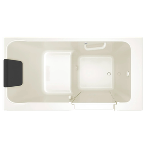 Acrylic Luxury Series 32 x 60 -Inch Walk-in Tub With Soaker System - Right-Hand Drain With Faucet - Tap by American Standard