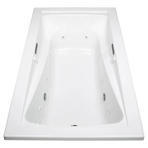Green Tea 72 x 42-Inch Drop-In Bathtub With EcoSilent EverClean Combination Spa System - Accessories by American Standard
