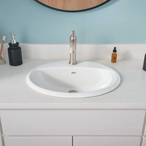 Aqualyn Drop-In Sink With Center Hole Only - Washbasin by American Standard