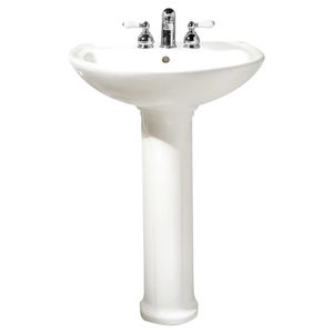 Cadet 4-Inch Centerset Pedestal Sink Top and Leg Combination - Washbasin by American Standard
