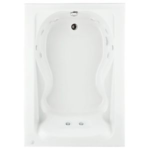 Cadet 60 x 42-Inch Drop-In Bathtub With EverClean Hydromassage System - Bathtub by American Standard