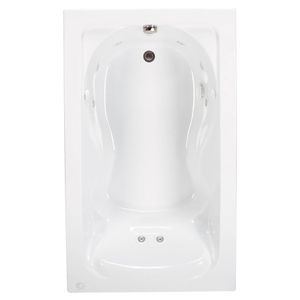 Cadet 72 x 42-Inch Drop-In Bathtub With EverClean Hydromassage System - Bathtub by American Standard
