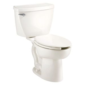 Cadet Two-Piece Pressure Assist 1.6 gpf/6.0 Lpf Elongated EverClean Toilet - Toilet seat by American Standard