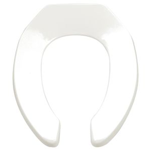 Commercial Heavy Duty Open Front Elongated Toilet Seat - Toilet seat by American Standard
