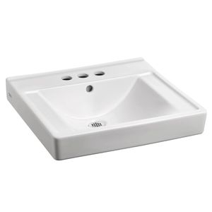 Decorum Wall-Hung EverClean Sink With 4-Inch Centerset - Washbasin by American Standard