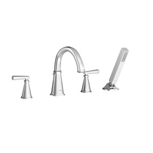 Edgemere Bathtub Faucet With Lever Handles and Personal Shower for Flash Rough-In Valve - Shower by American Standard