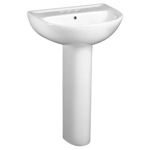 Evolution 4-Inch Centerset Pedestal Sink Top and Leg Combination - Washbasin by American Standard