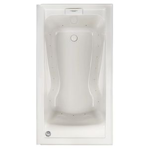 Evolution 60 x 32-Inch Deep Soak Integral Apron Bathtub Right-Hand Outlet With EverClean Air Bath System - Bathtub by American Standard