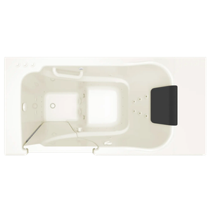 Gelcoat Premium Series 30 x 52 -Inch Walk-in Tub With Combination Air Spa and Whirlpool Systems - Left-Hand Drain With Faucet - Tap by American Standard