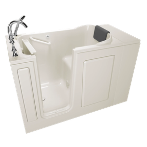 Gelcoat Premium Series 48x28 Inch Soaking Walk-In Bathtub - Left Hand Door and Drain - Door by American Standard