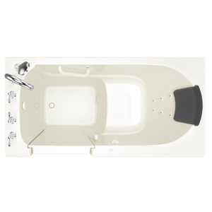 Gelcoat Premium Series 60x30 Inch Walk-In Bathtub with Jet Massage System - Left Hand Door and Drain - Door by American Standard