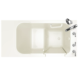 Gelcoat Value Series 28 x 48-Inch Walk-in Tub With Soaker System - Left-Hand Drain With Faucet - Tap by American Standard