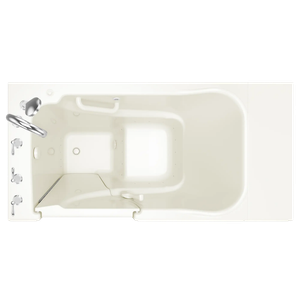 Gelcoat Value Series 30 x 52 -Inch Walk-in Tub With Air Spa System - Right-Hand Drain With Faucet - Tap by American Standard