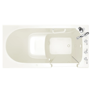 Gelcoat Value Series 30 x 60 -Inch Walk-in Tub With Air Spa System - Left-Hand Drain With Faucet - Tap by American Standard