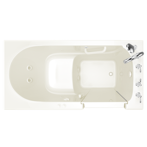 Gelcoat Value Series 30x60 Inch Walk-In Bathtub with Combination Air Spa and Whirlpool Massage System - Right Hand Door and Drain - Bathtub by American Standard