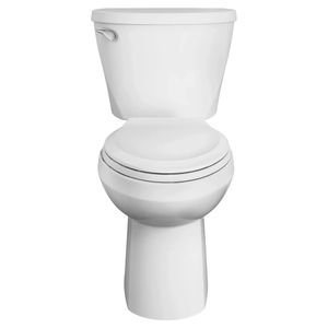 Mainstream Right Height Elongated Toilet with Lined Tank - Toilet seat by American Standard