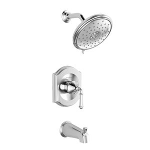 Portsmouth 1.8 GPM Tub and Shower Trim Kit with Water-Saving Showerhead and Double Ceramic Pressure Balance Cartridge with Lever Handle - Shower by American Standard