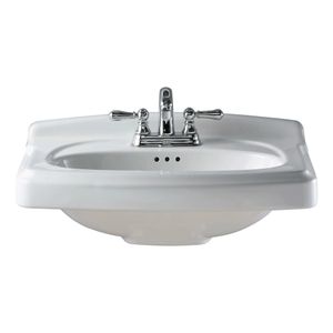 Portsmouth 8-Inch Widespread Pedestal Sink Top - Washbasin by American Standard