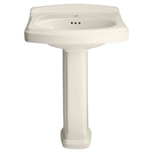 Portsmouth Center Hole Only Pedestal Sink Top and Leg Combination - Washbasin by American Standard