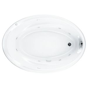 Savona Oval 60 x 42-Inch Drop-in Bathtub - Bathtub by American Standard