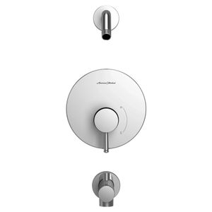 Serin Tub and Shower Trim Kit, Double Ceramic Pressure Balance Cartridge With Lever Handle - Shower by American Standard