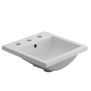 Studio Carre Drop-In Sink With 8-Inch Widespread - Washbasin by American Standard