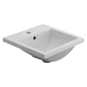 Studio Carre Drop-In Sink With Center Hole Only - Washbasin by American Standard