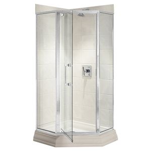 Town Square 38 Inch by 38 Inch Neo Angle Shower Base - Shower by American Standard