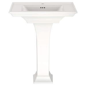 Town Square S Center Hole Only Pedestal Sink Top and Leg Combination - Washbasin by American Standard