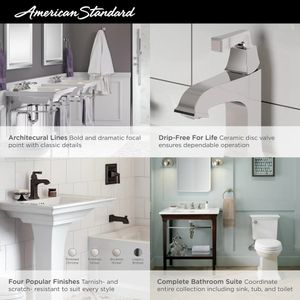 Town Square S Console Vanity Sink Top Center Hole Only - Washbasin by American Standard