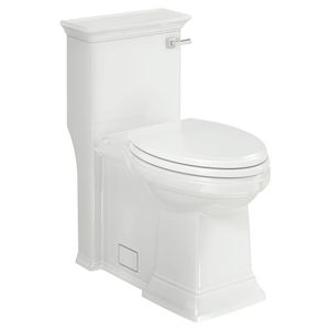 Town Square S One-Piece 1.28 gpf/4.8 Lpf Chair Height Right-Hand Trip Lever Elongated Toilet With Seat - Toilet seat by American Standard