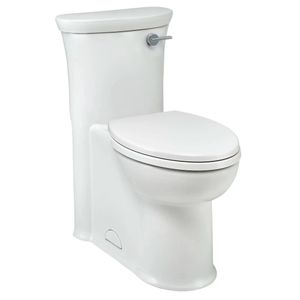 Tropic One-Piece 1.28 gpf/4.8 Lpf Chair Height Right-Hand Trip Lever Elongated Toilet With Seat - Toilet seat by American Standard